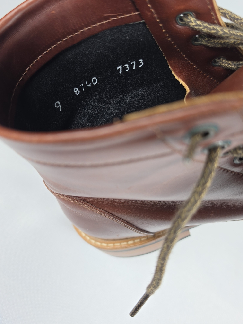 Nisolo Andres Everyday Boots Brandy Brown Leather Lace Up Mens 9 - Picture 3 of 13